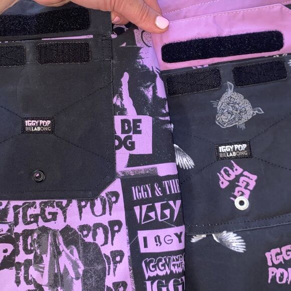 Billabong NWT 2 HTF Pairs Sundays Biggy Pop + Poster Lo Tides 18 Boardshort 38 - Picture 5 of 11